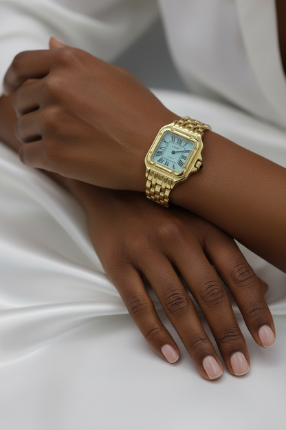 Jiali Blue Face Wristwatch