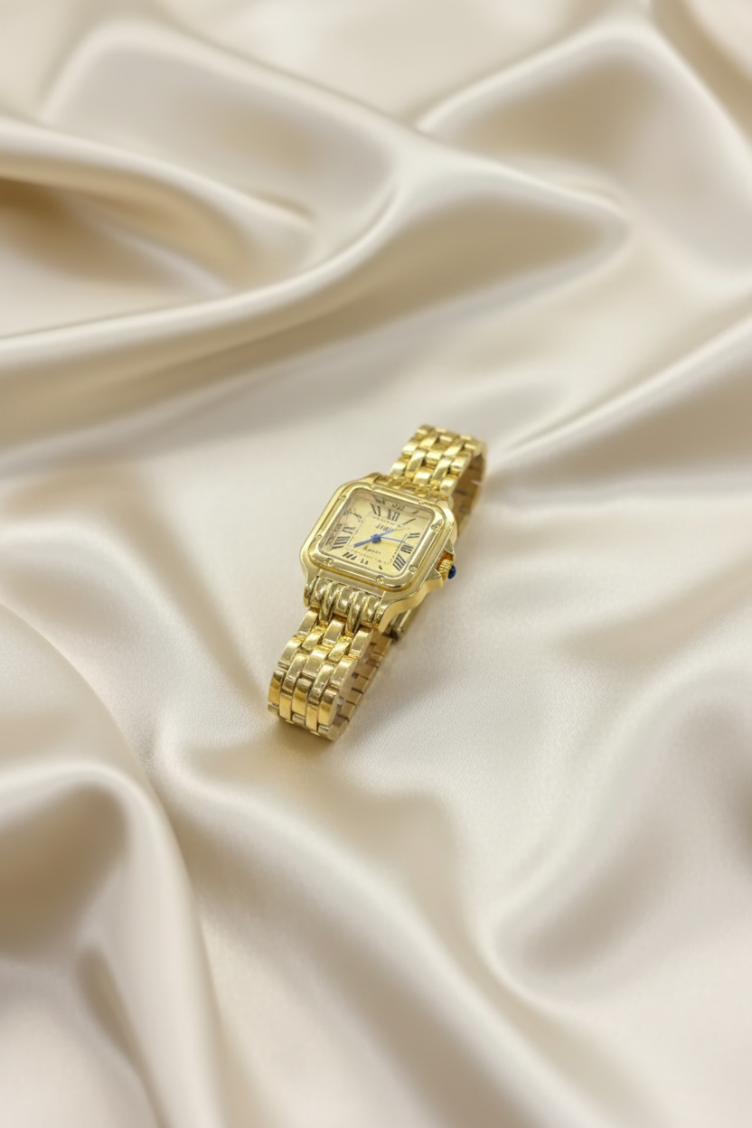 Jiali Gold Face Wristwatch