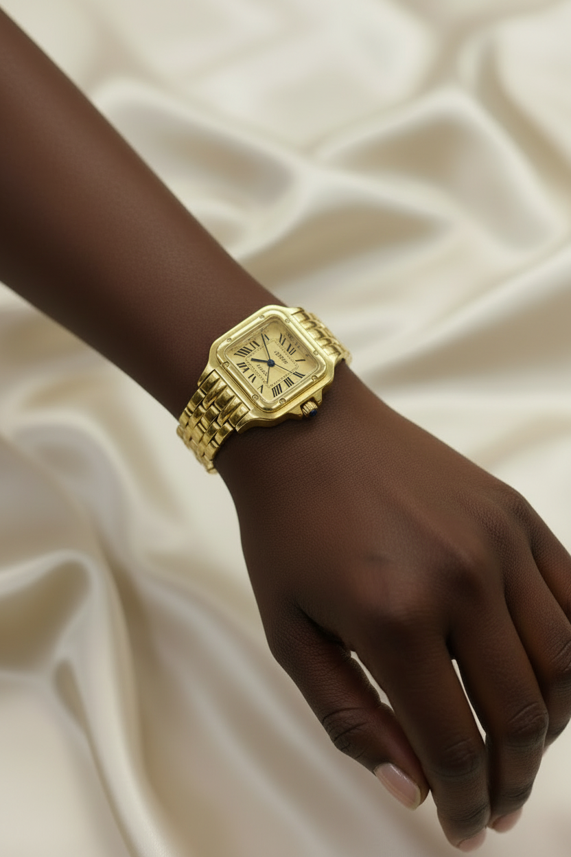 Jiali Gold Face Wristwatch