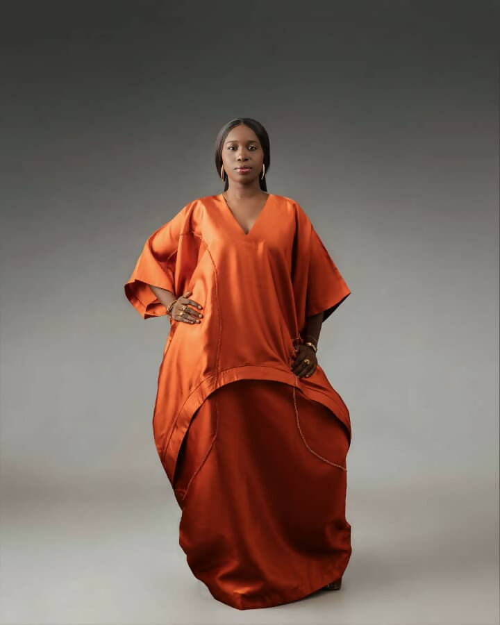 LANLÉ Romance Two Toned Mikado Boubou