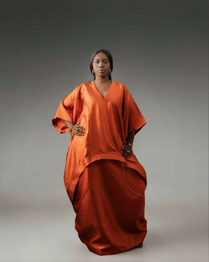 LANLÉ Romance Two Toned Mikado Boubou