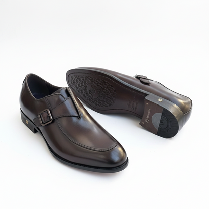 Richwanaz Classic Brown Strap Shoe
