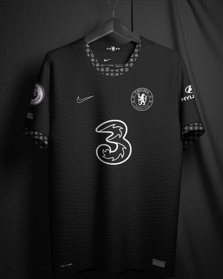 All Black Chelsea Jersey