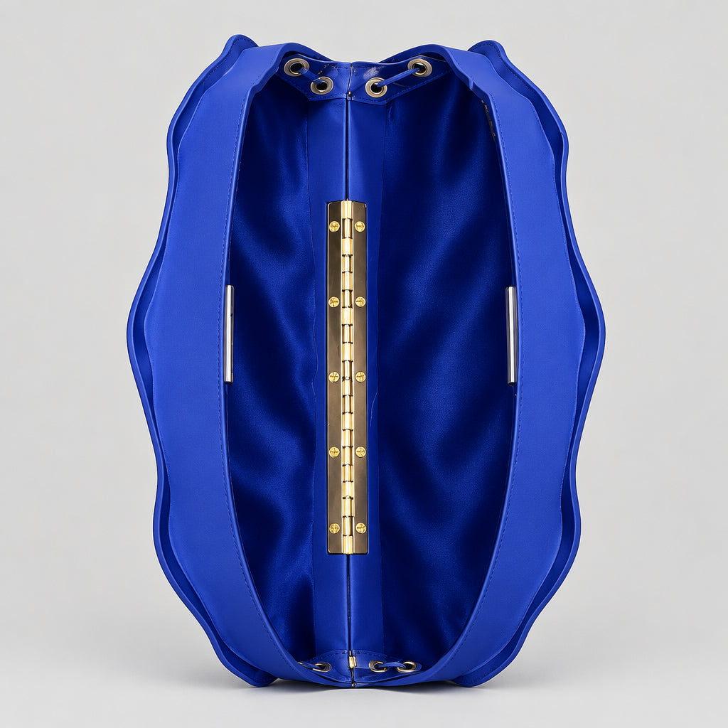 Crescent-Shaped Clutch Purse