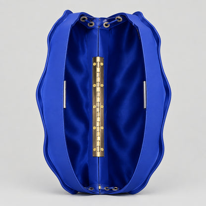 Crescent-Shaped Clutch Purse