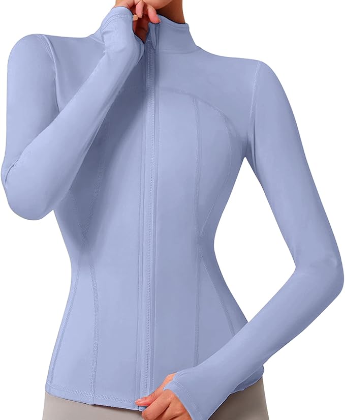 Workout Yoga Jacket Lightweight Slim Fit