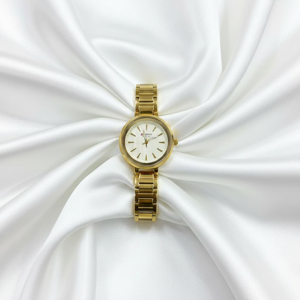 Gurren White Dial Watch