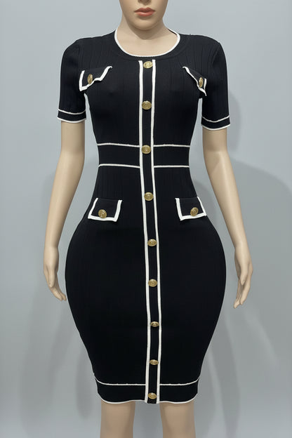 Bodycon Knit Midi Dress