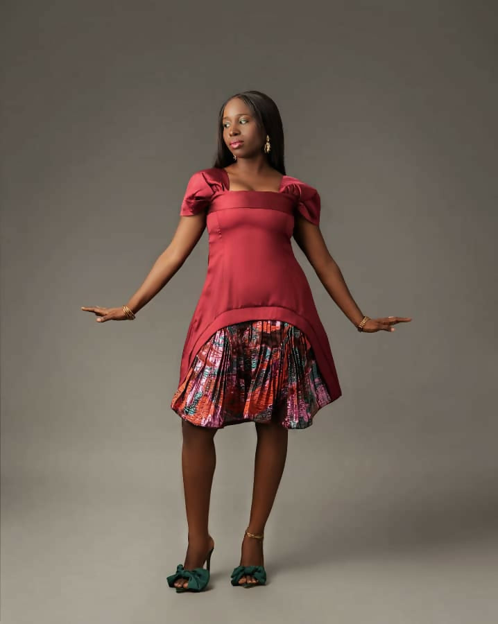 LANLÉ Romance Mikado and Sunray Mini dress