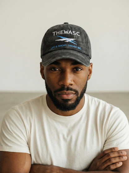 THEWASC Dream Big Premium Washed Baseball Cap