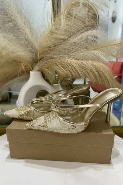 Zara Pointed Toe Heel Shoe