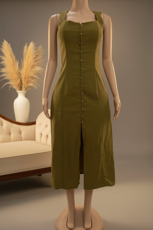 Sleeveless Midi Dress