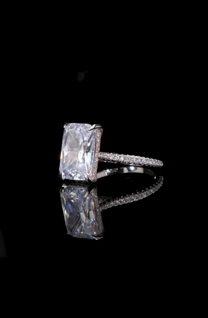 Sterling Silver Engagement Ring