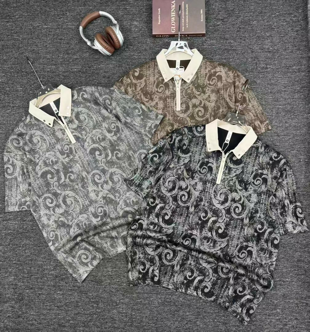 Swirl Quarter Zip Shirt