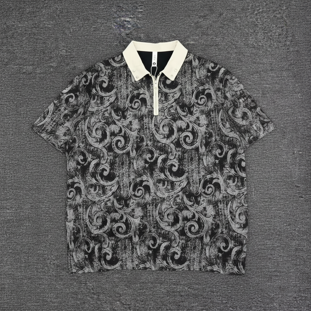 Swirl Quarter Zip Shirt