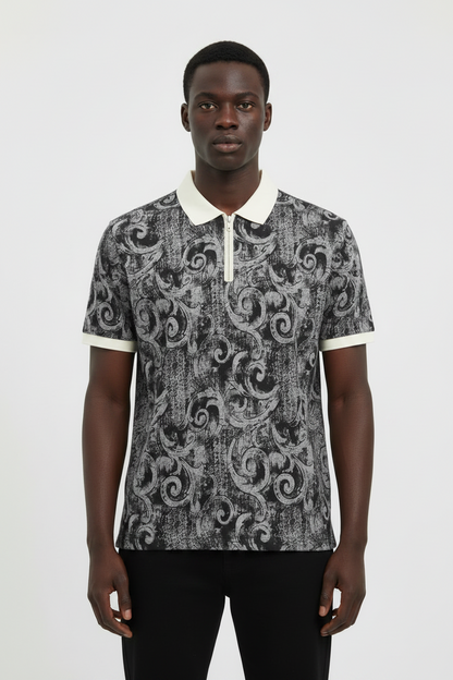 Swirl Quarter Zip Shirt