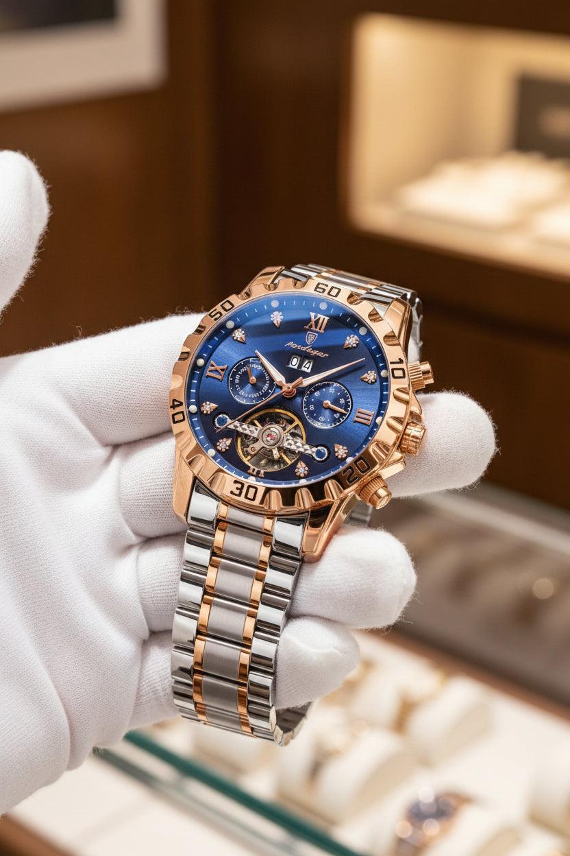 Poedagar Two-Tone Watch