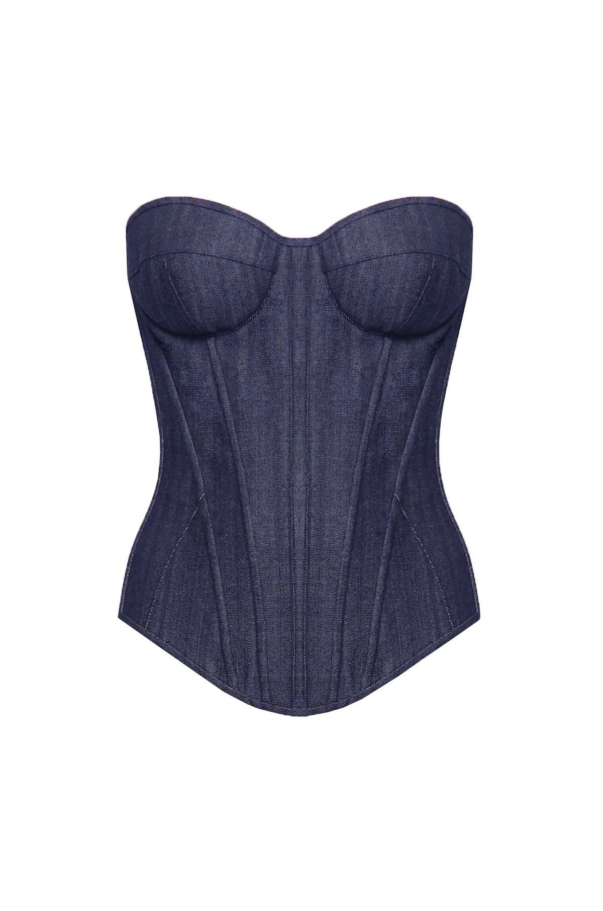 Denim Corset Top