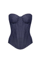 Denim Corset Top