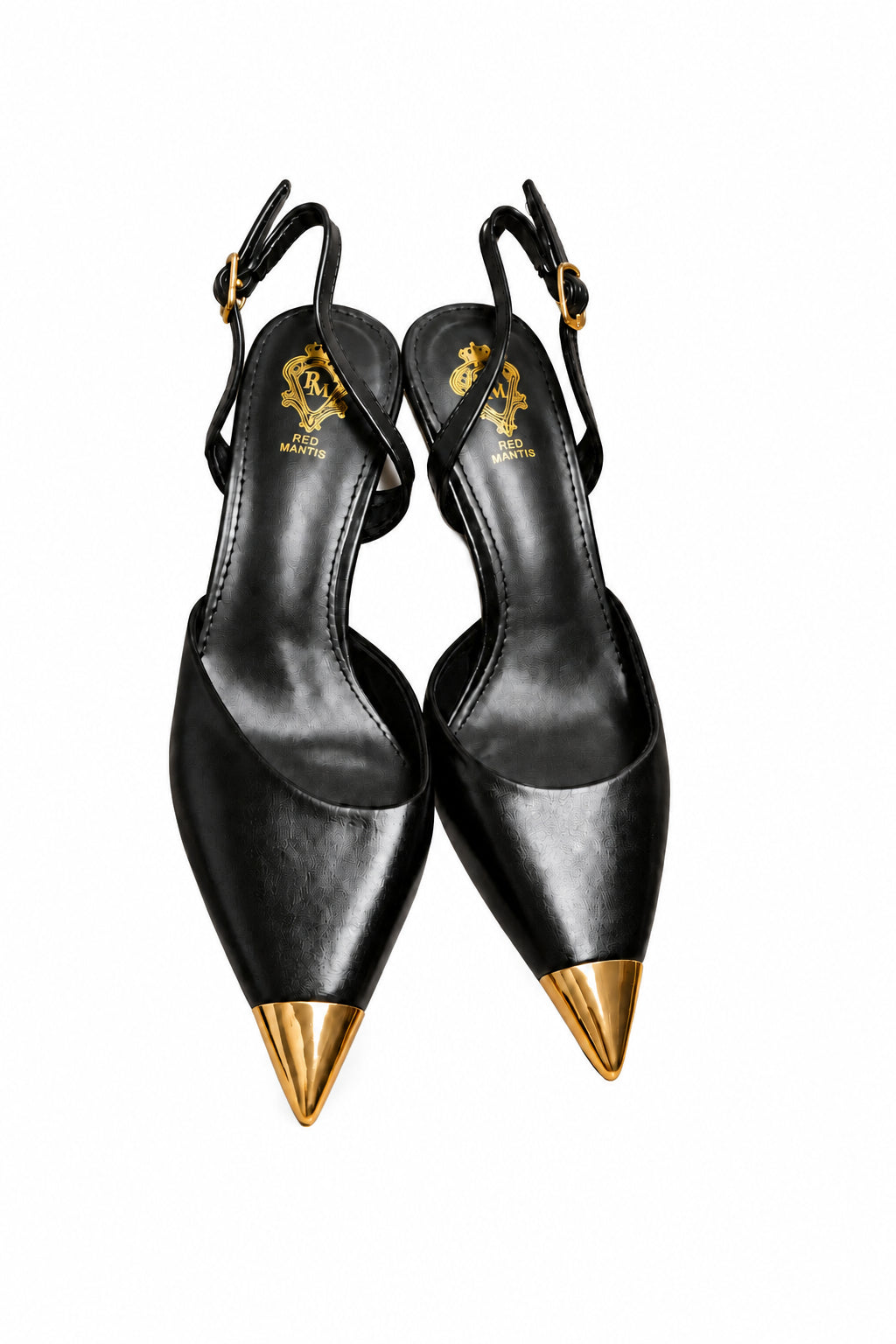 Leather Sling Back Heels