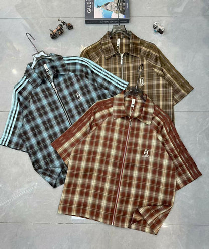 Retro Sport Zip-Up Shirt