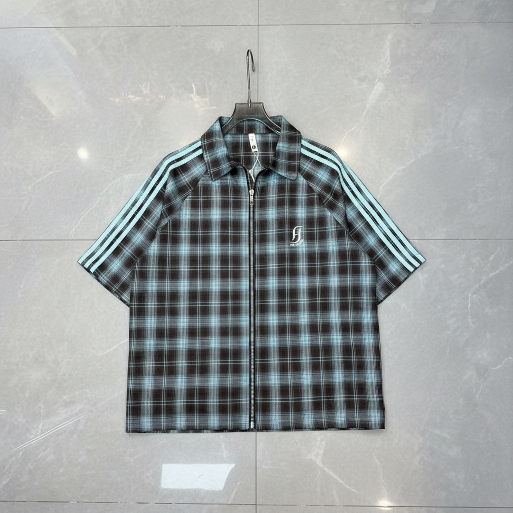 Retro Sport Zip-Up Shirt