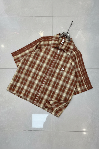 Retro Sport Zip-Up Shirt