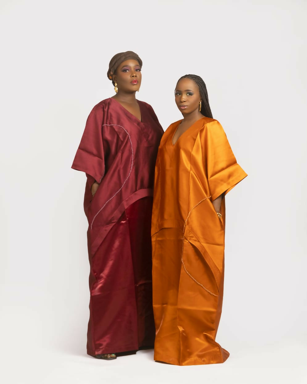 LANLÉ Romance Two Toned Mikado Boubou