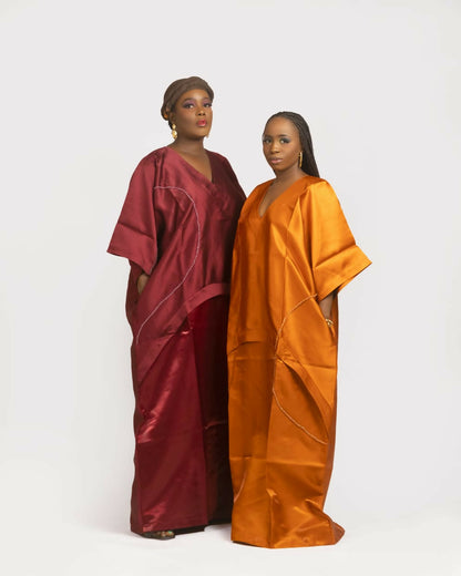 LANLÉ Romance Two Toned Mikado Boubou