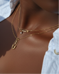 Layered pin necklace