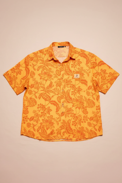 Vintage Garden Print Shirt