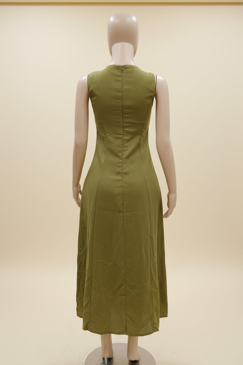 Sleeveless Midi Dress