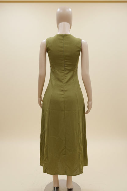 Sleeveless Midi Dress