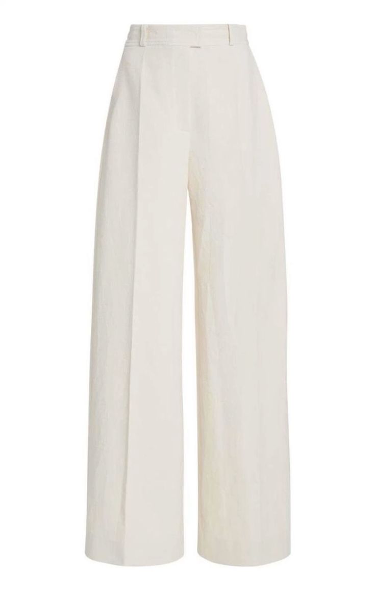 Fitted Pleated High Waist Pants