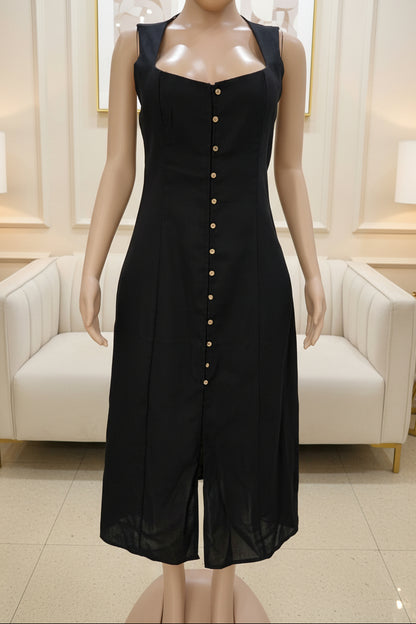 Sleeveless Midi Dress