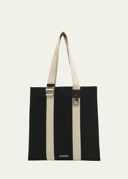 Men's Grosgrain Messenger Tote Bag