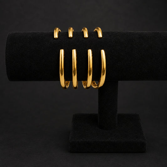 Gold Multi-Band Cuff Bracelet