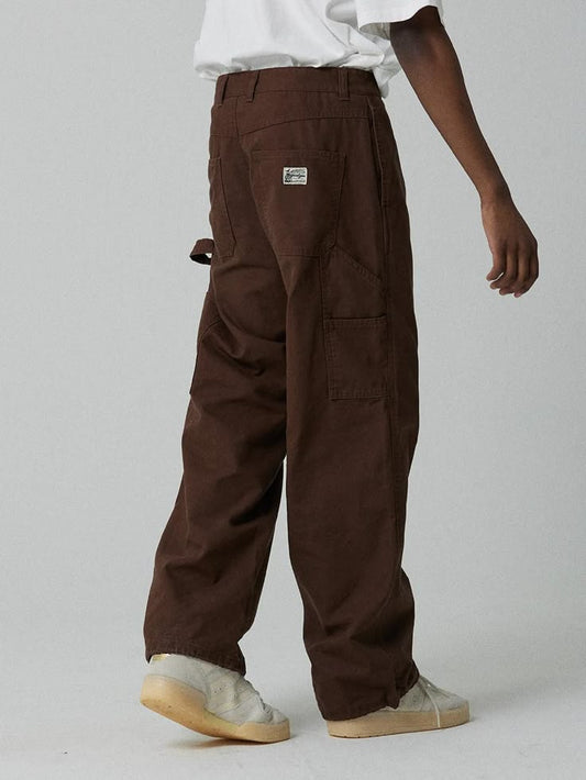 Cotton Carpenter Pants_Brown