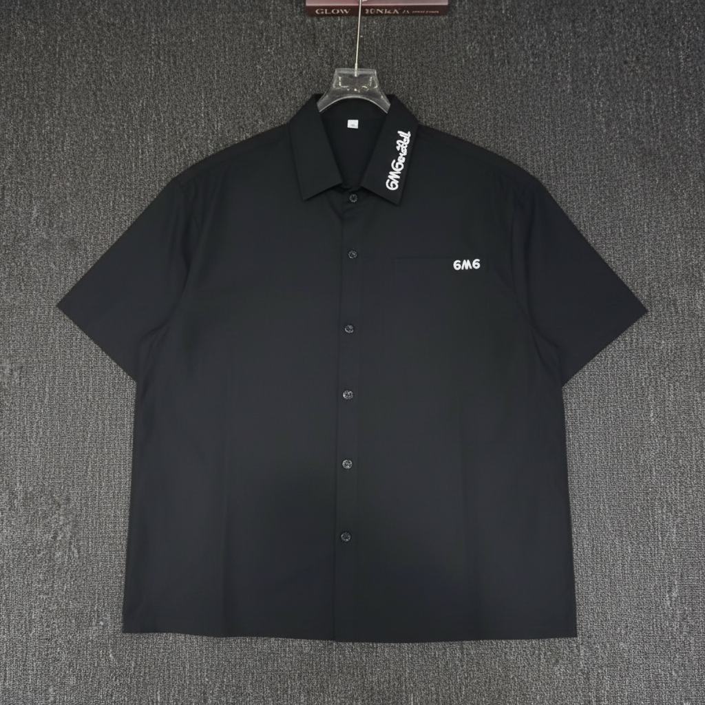 Embroidered Button Up Shirt