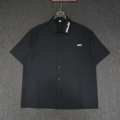Embroidered Button Up Shirt