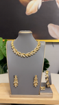4pcs Gold Zirconia Set