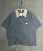 Two-Toned Quarter-Zip Shirt