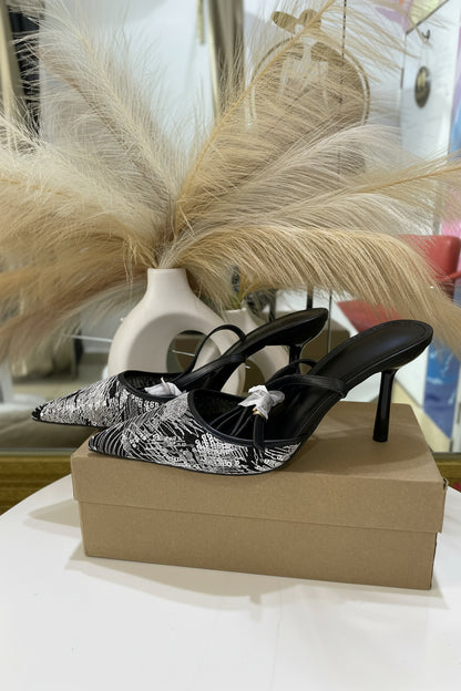 Zara Pointed Toe Heel Shoe