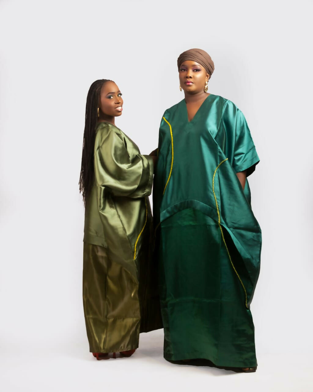 LANLÉ Romance Two Toned Mikado Boubou