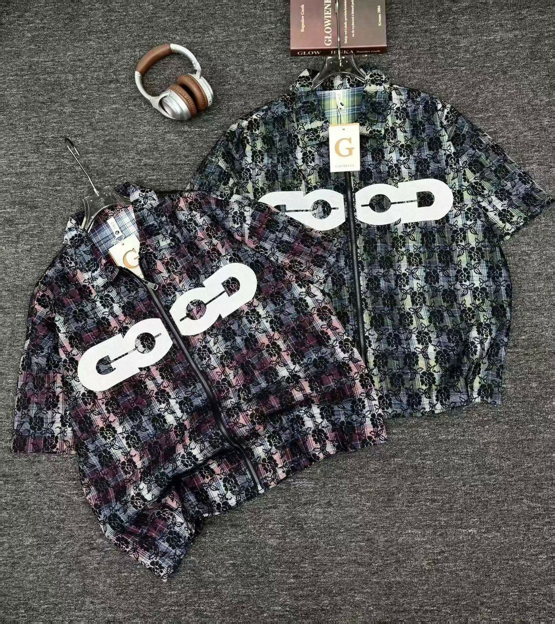 Good Floral Plaid Graphic Shirt