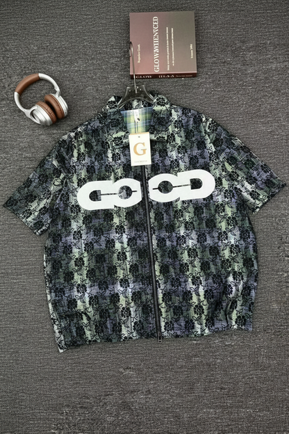 Good Floral Plaid Graphic Shirt