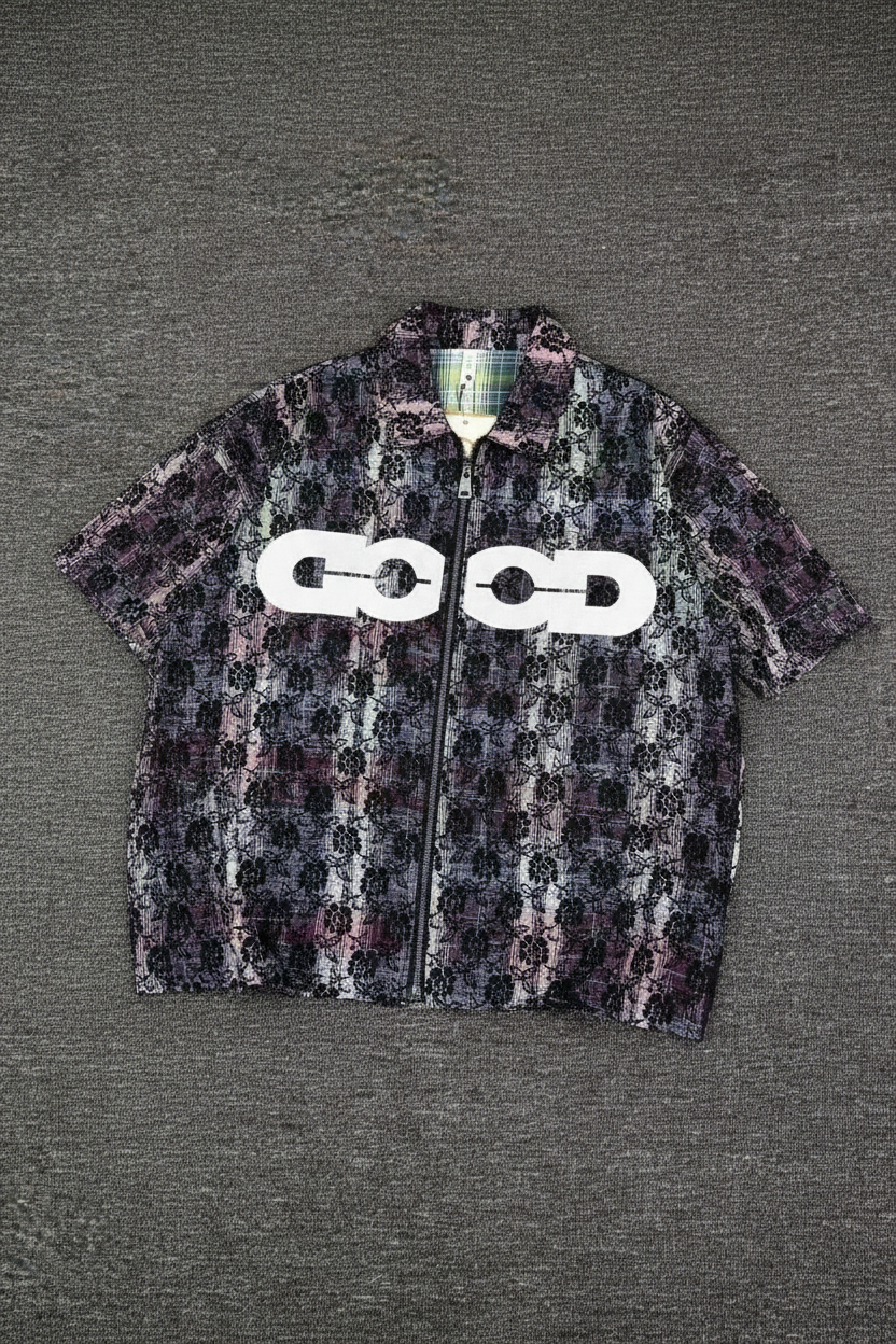 Good Floral Plaid Graphic Shirt
