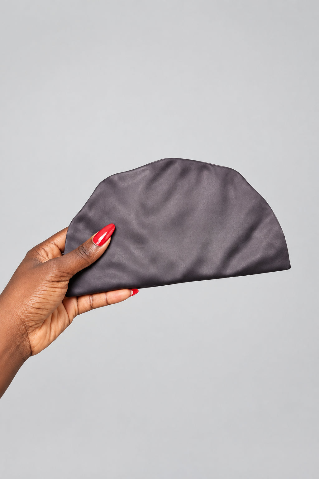 Crescent-Shaped Clutch Purse