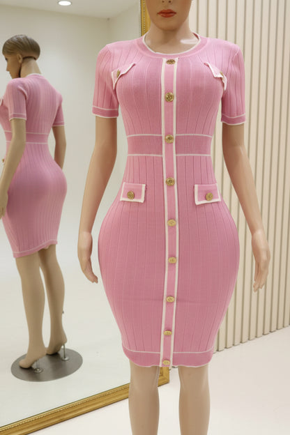 Bodycon Knit Midi Dress