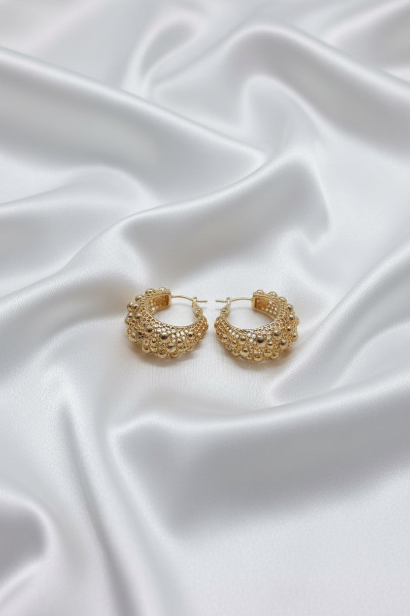 Luxe Pave Hoop Earring
